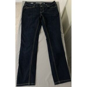 Mossimo Supply Co Skinny Jeans Womens 9S Dark Wash Indigo Low Rise Fit 6 Denim